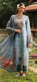 3PC (Unstitched) Embroidered Lawn Suit