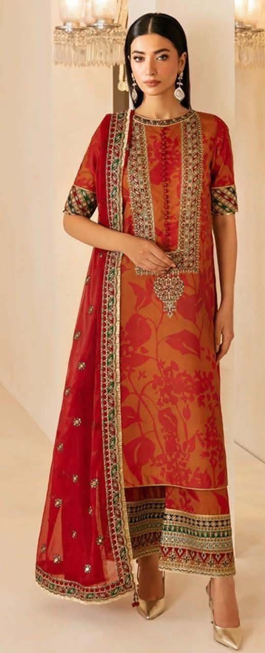 Unstitched 3-Piece Lawn Suits