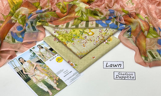 3 PIECE - PRINTED LAWN SUIT Unstitched
