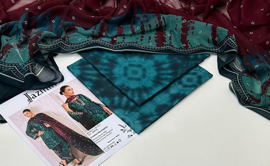 3 PIECE - PRINTED LAWN SUIT Unstitched
