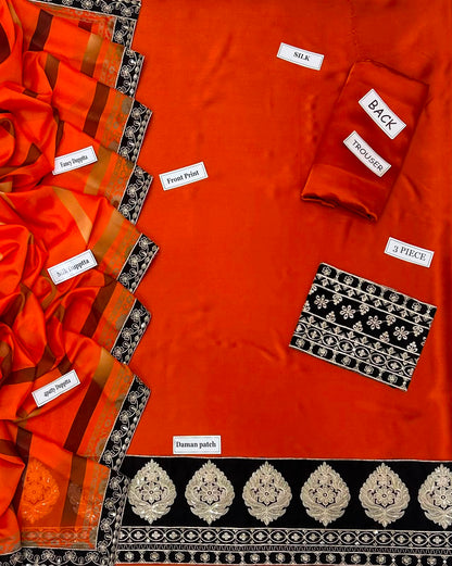 3 PIECE - PRINTED LAWN SUIT Unstitched