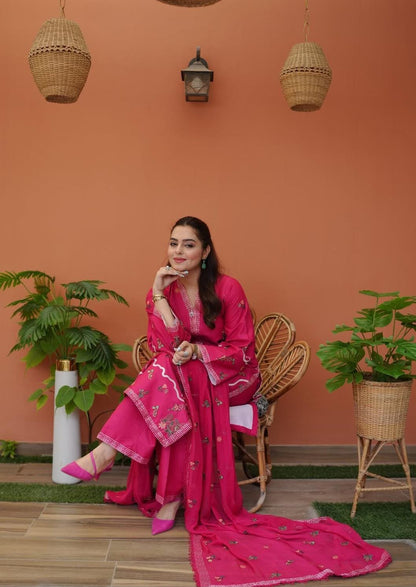 3 PIECE - PRINTED LAWN SUIT Unstitched