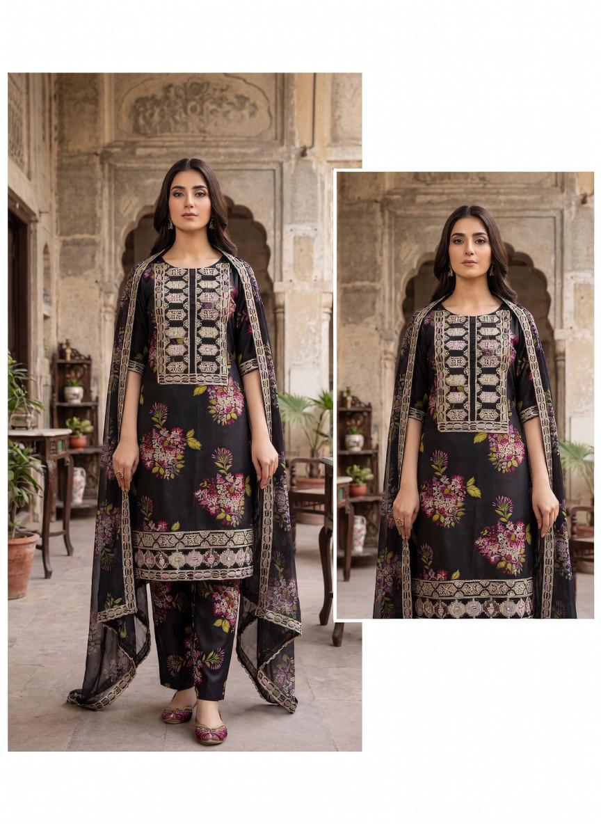 Ready-Made 3-Piece Set Black 012