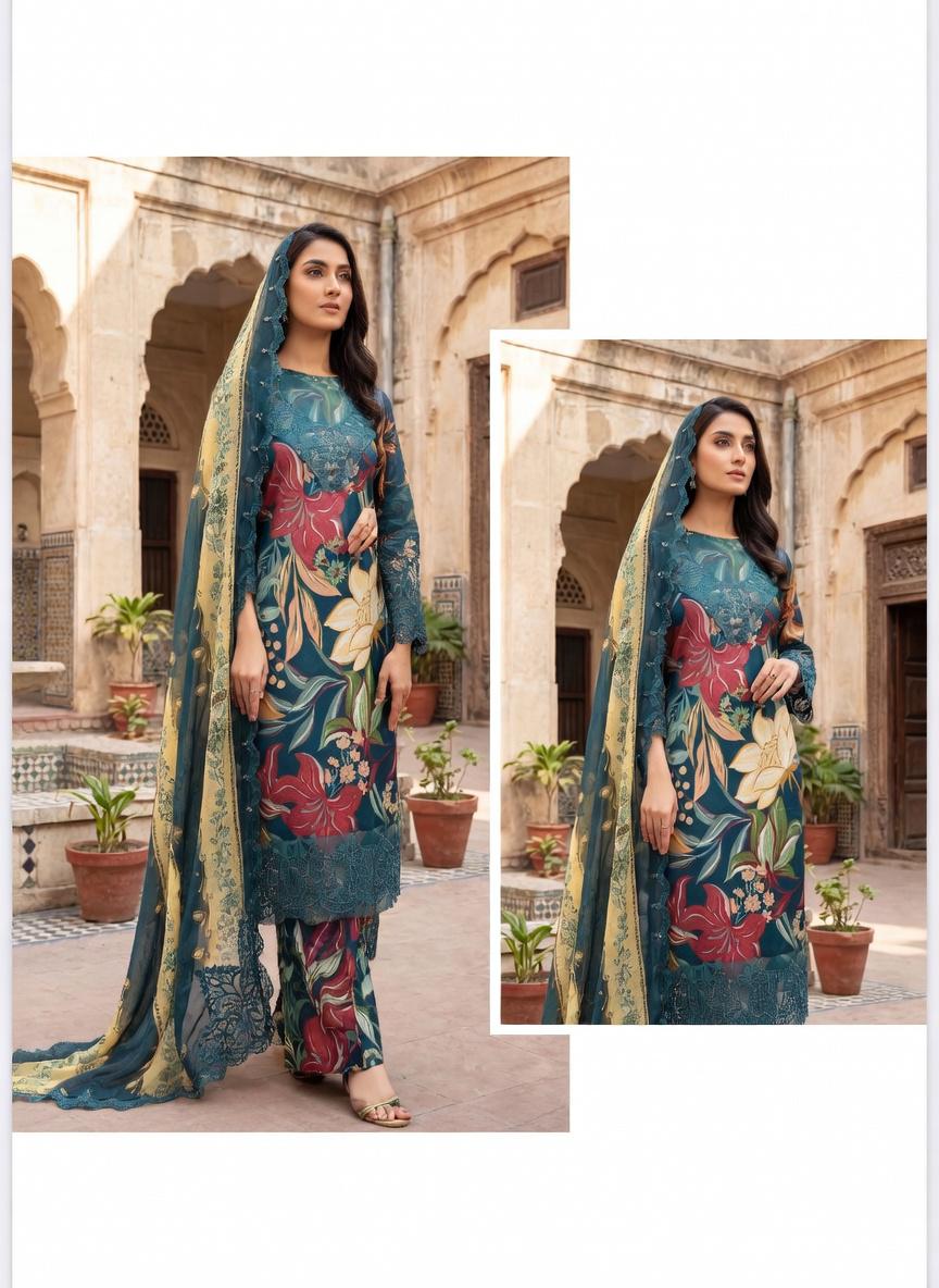 Ready-Made 3-Piece Set Oceanic Teal 007