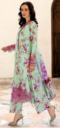 3PC (Unstitched) Embroidered Lawn Suit