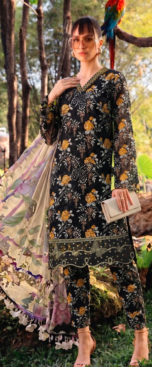 3 PIECE - EMBROIDERED LAWN SUIT Unstitched 05