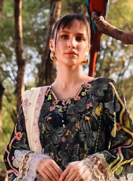 3 PIECE - EMBROIDERED LAWN SUIT Unstitched 05
