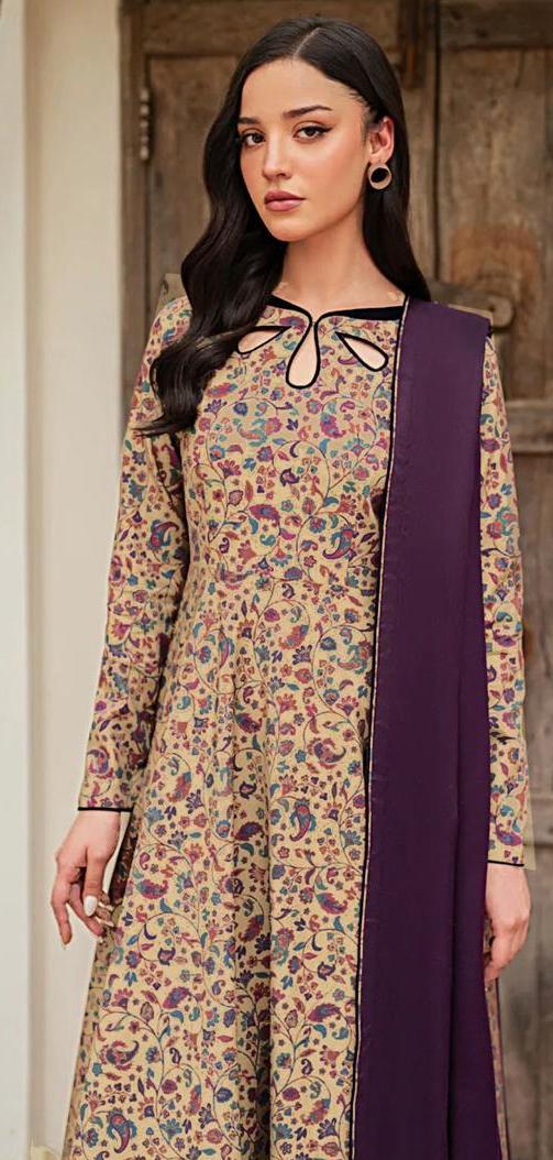 3 PIECE - EMBROIDERED LAWN SUIT Unstitched 03