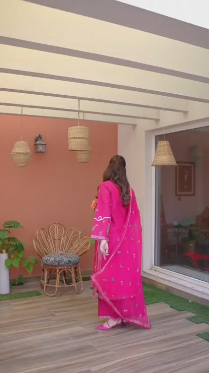 3 PIECE - PRINTED LAWN SUIT Unstitched